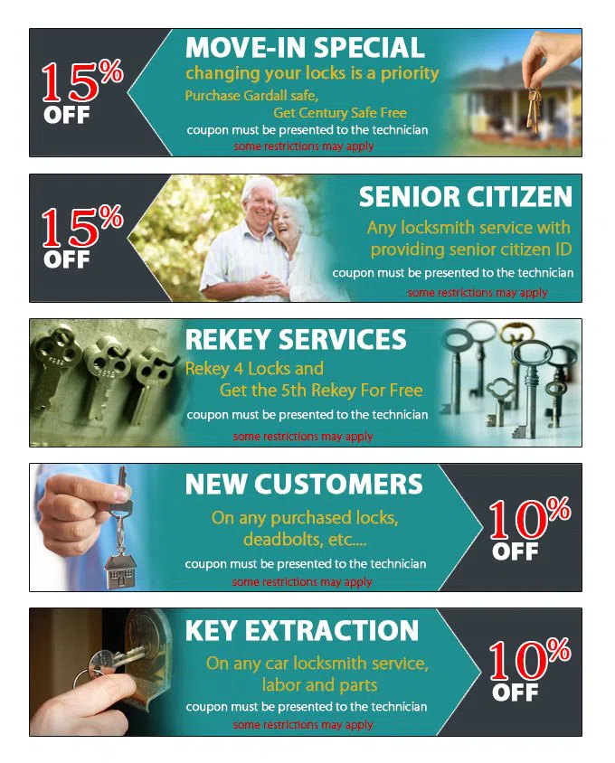 Chantilly Locksmith Service Chantilly, VA 703-270-6013 - coupon23-set-five